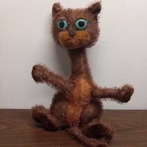 Carlton Cards Tom Cat Brown Giant Eyes 12" Plush Stuffed Animal  Brand: …